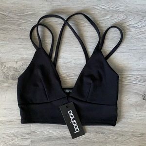 Boohoo crop top / bralette